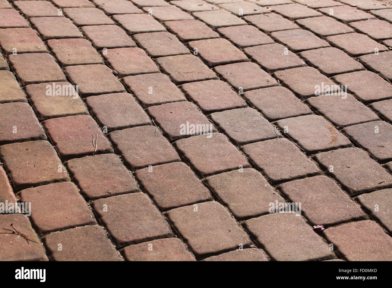 Concrete block pavement. Background texture. Stock Photo