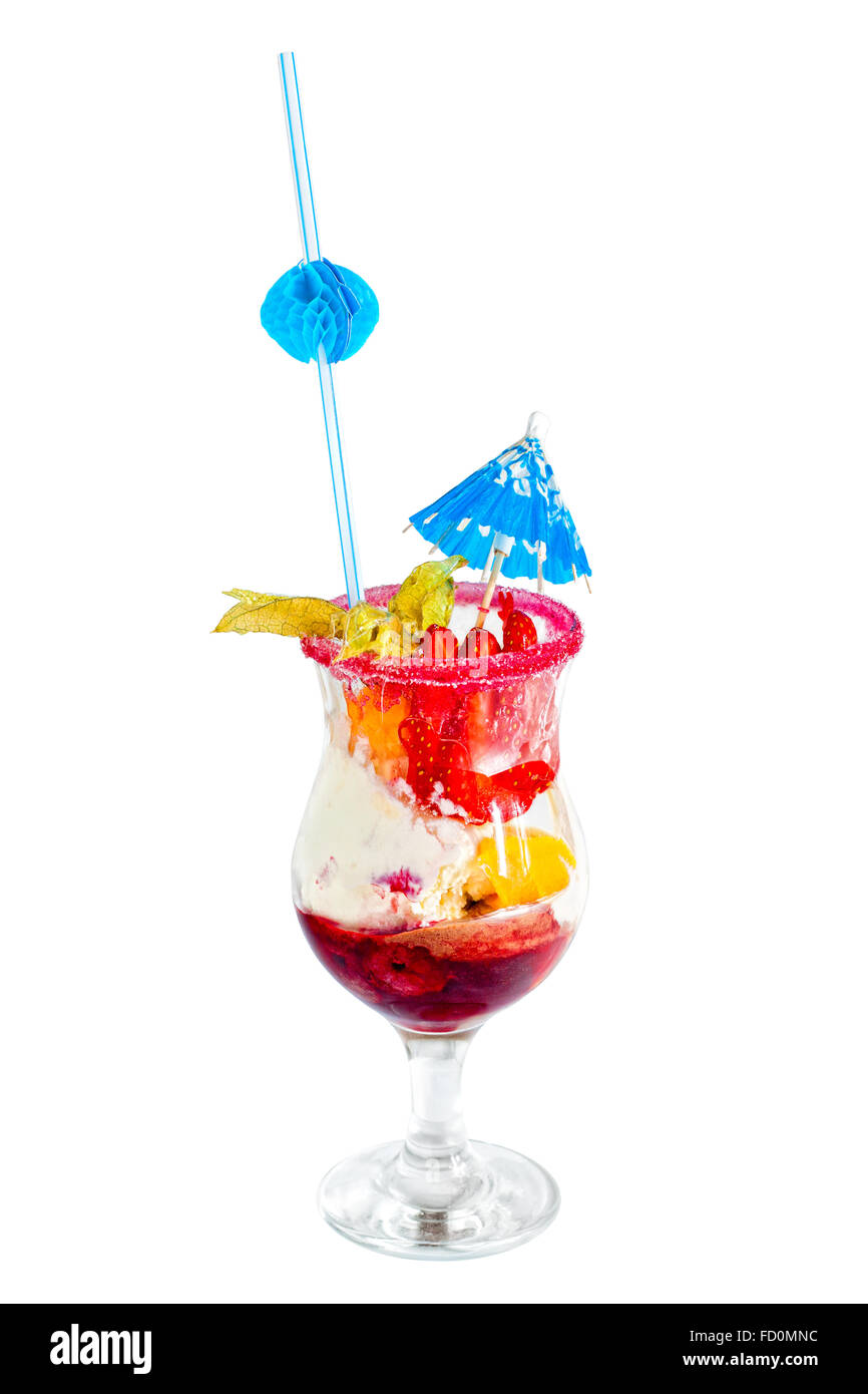 cocktail ice Cream Stock Photo Alamy