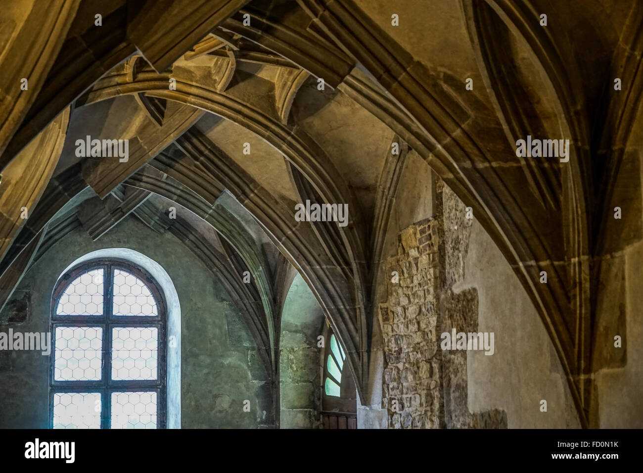 Vladislav Hall in Prague Stock Photo Alamy
