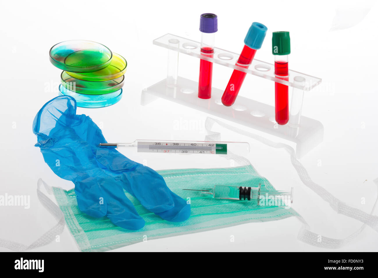 Biochemistry Research for epidemic decease Stock Photo