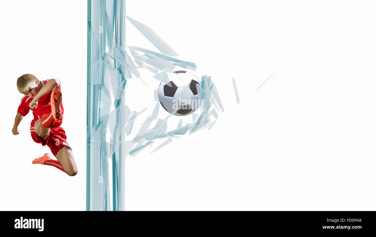 Breaking glass action Cut Out Stock Images & Pictures Alamy