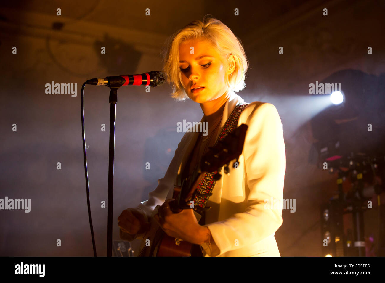 London, UK. 26th January, 2016. Nina Nesbitt, 21 performing at Bush