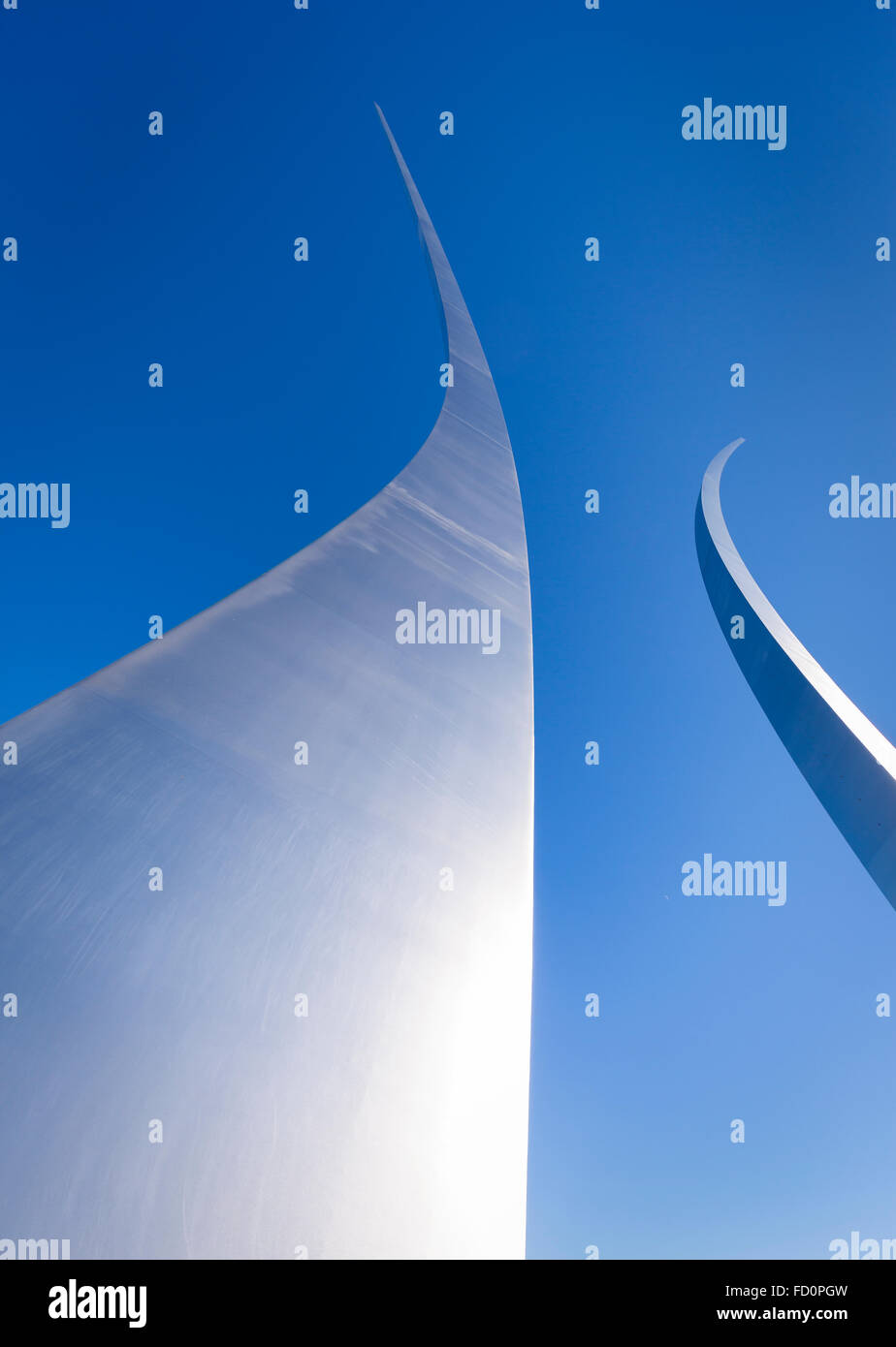 ARLINGTON, VIRGINIA, USA - United States Air Force Memorial Stock Photo