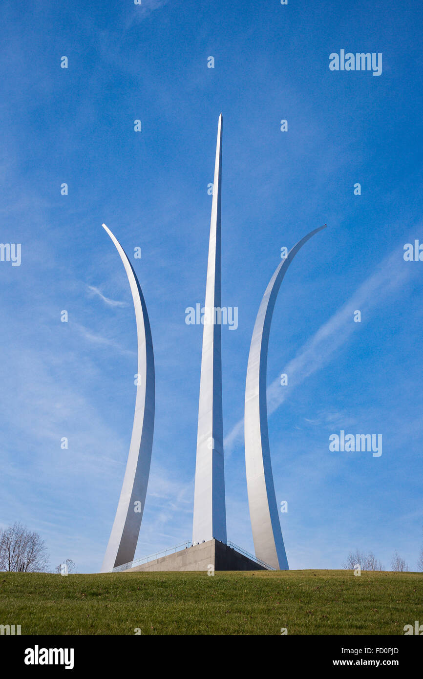 ARLINGTON, VIRGINIA, USA - United States Air Force Memorial Stock Photo