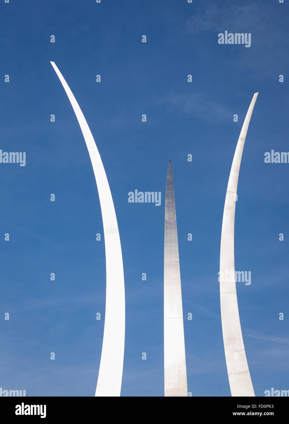 ARLINGTON, VIRGINIA, USA - United States Air Force Memorial Stock Photo