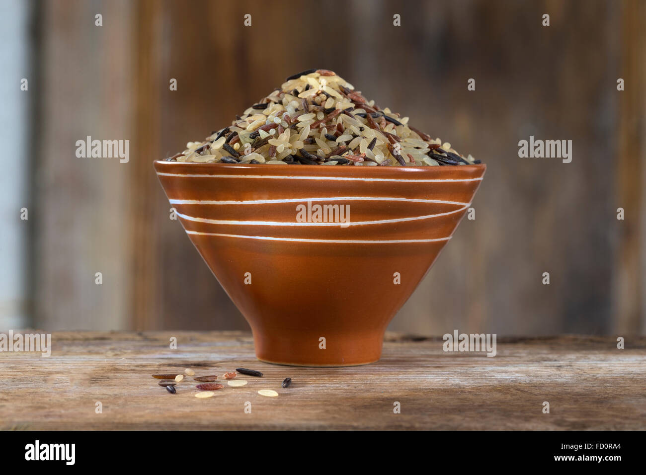 Organic Whole grain Rice Stock Photo Alamy