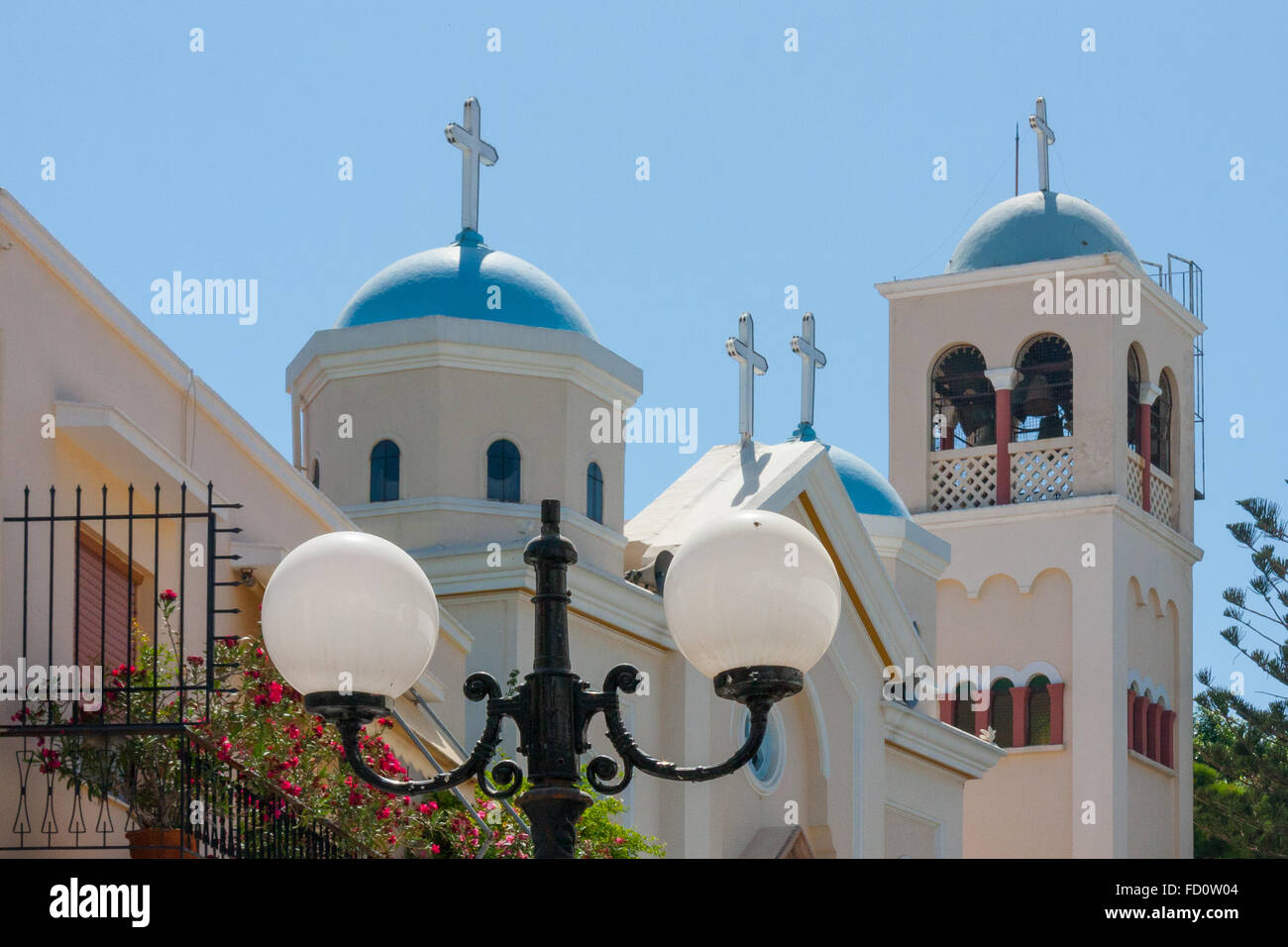 Church of Agia Paraskevi, Kos Town, Kos Egeo, Greece Stock Photo