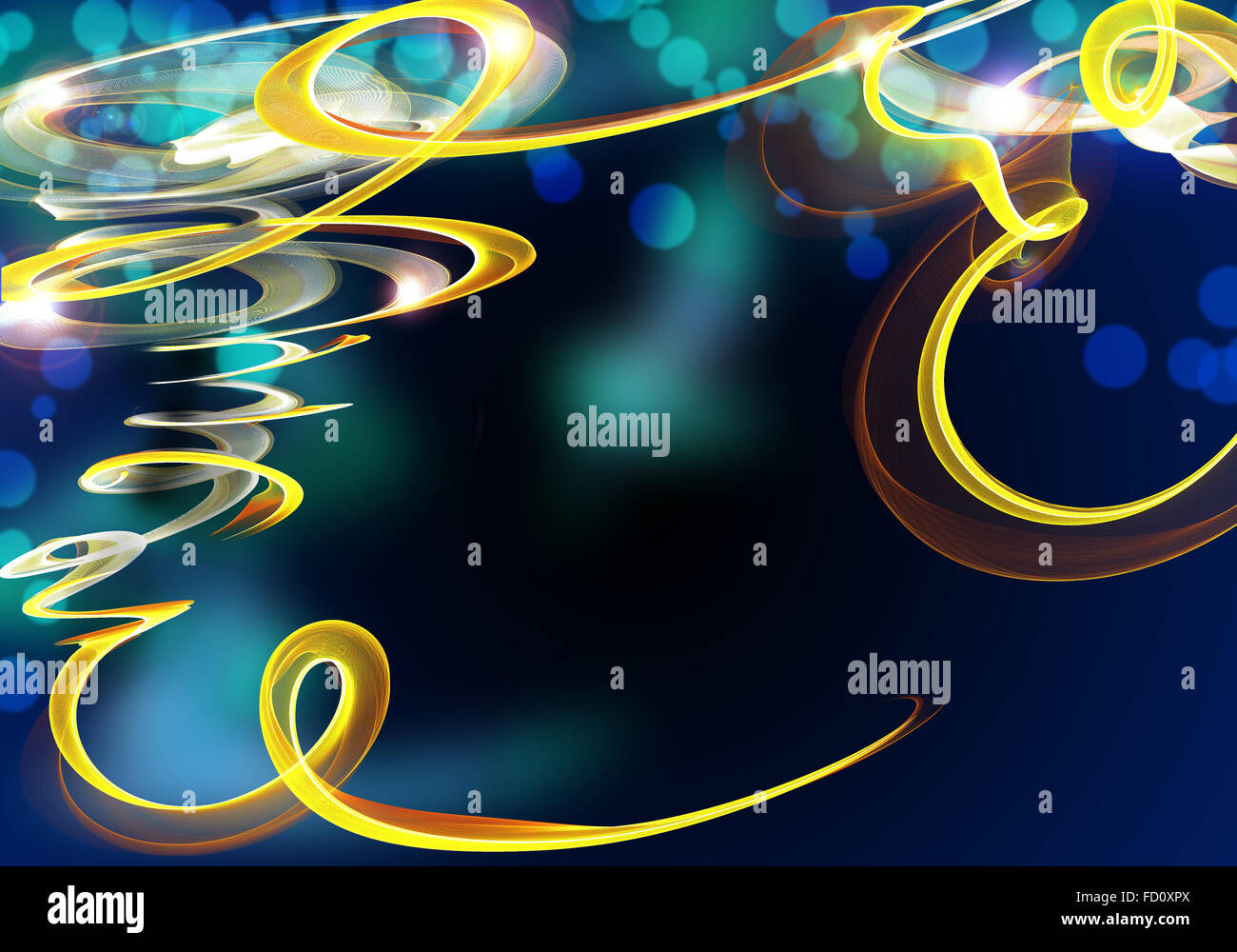 Background abstract image with loops and springs Stock Photo - Alamy