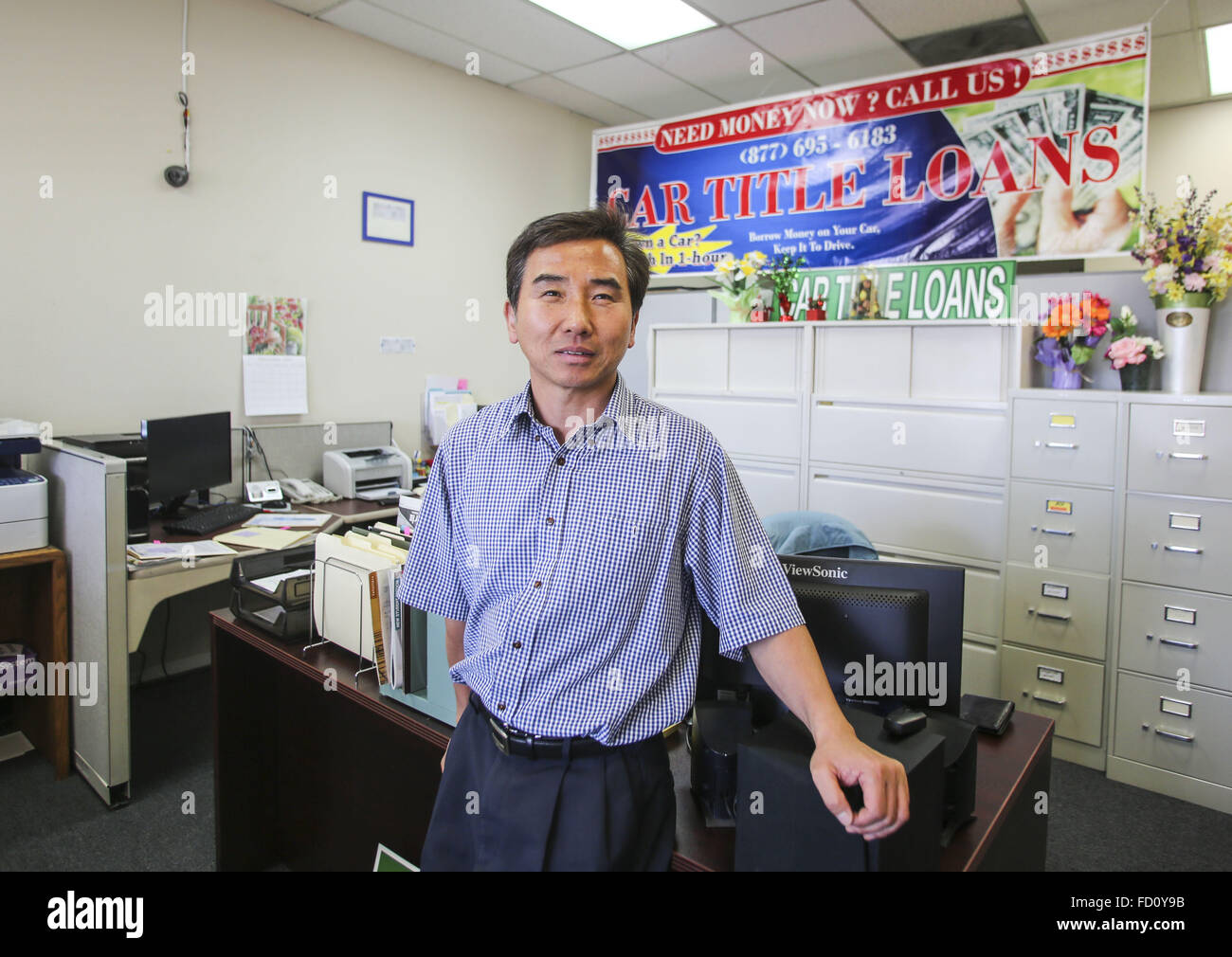 Los Angeles, California, USA. 8th Dec, 2015. Michael Kyong Kim, owner