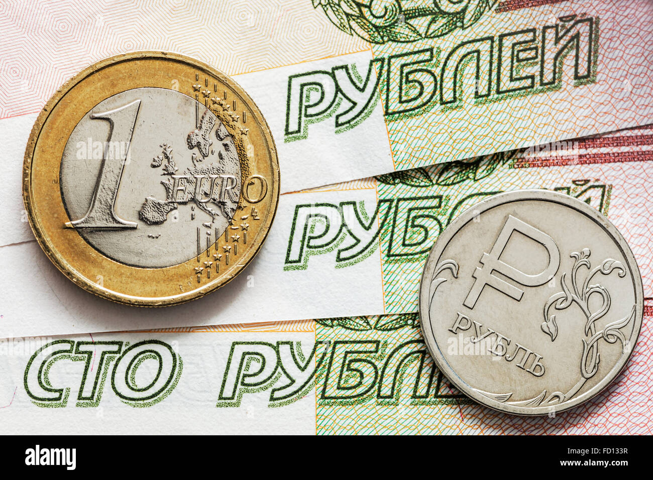Ruble Euro Stock Photos Ruble Euro Stock Images Alamy