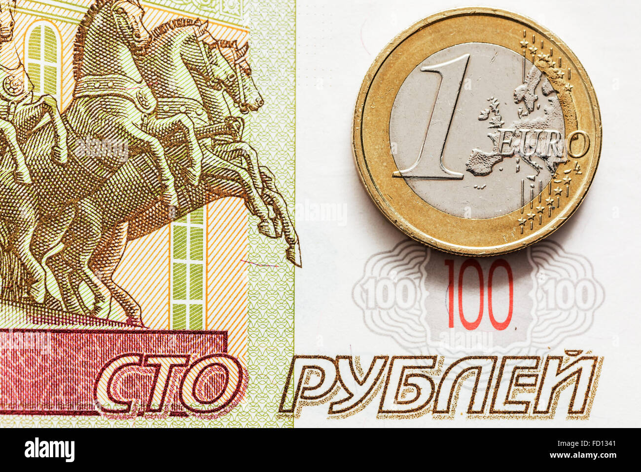 Ruble Euro Stock Photos Ruble Euro Stock Images Alamy