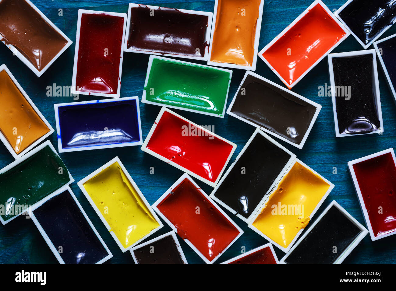 Colour Blocks Paint High Resolution Stock Photography and Images - Alamy
