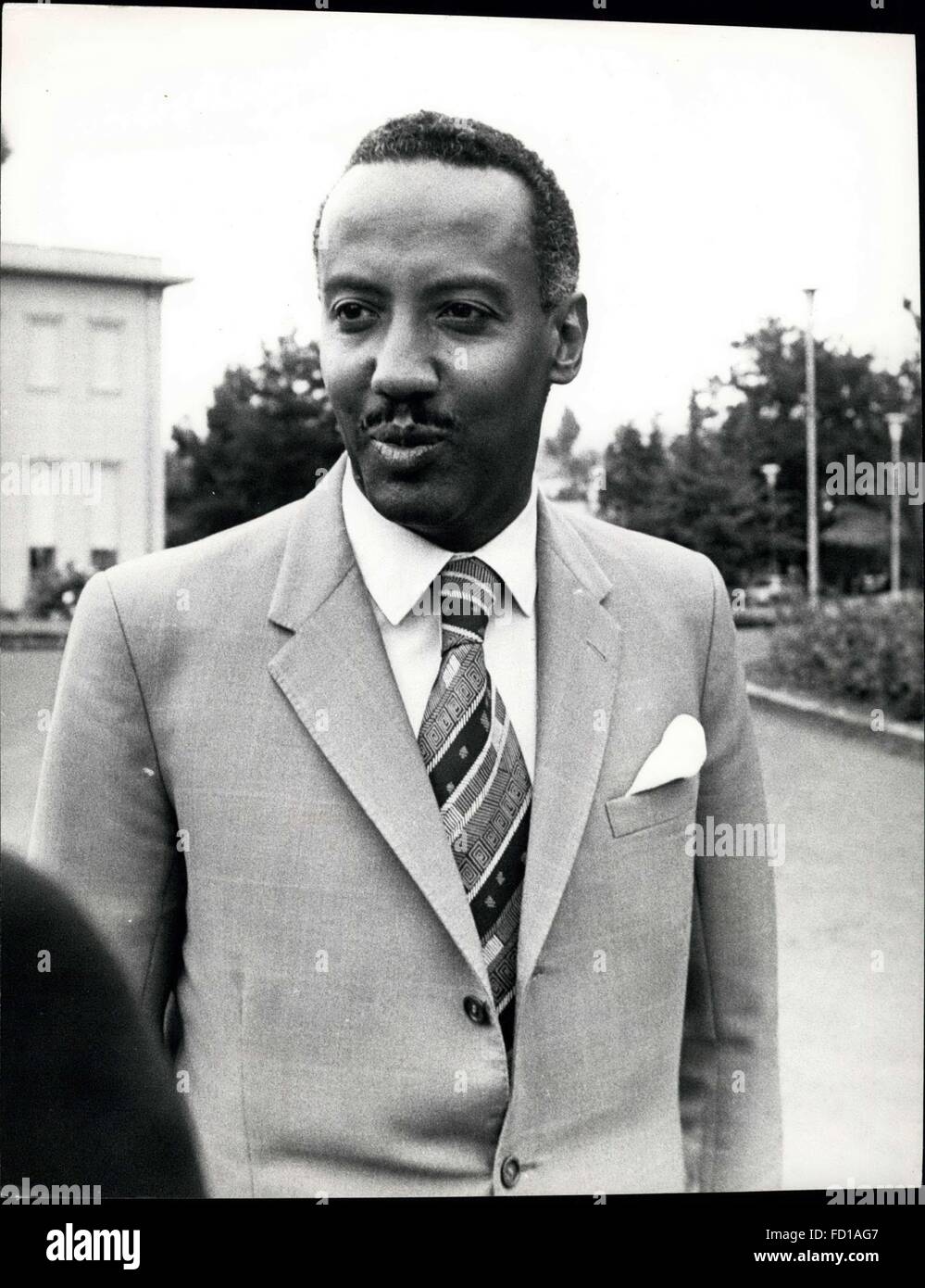 1976 Endalkachew Makonnen prime minister of Ethiopia. © Keystone