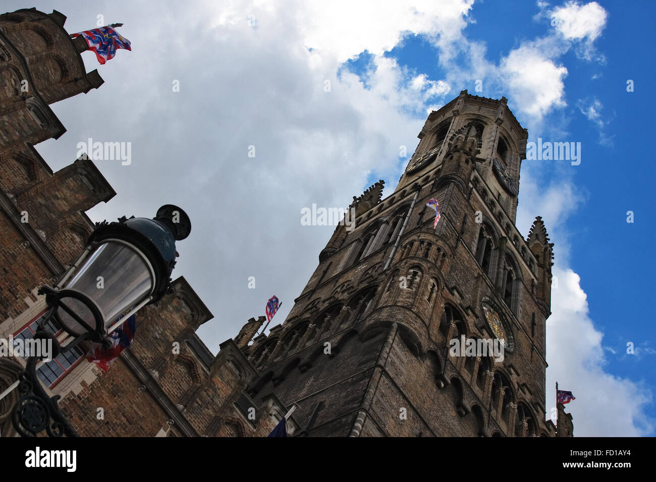 Belfry tower in Bruges, Belgium Stock Photo Alamy