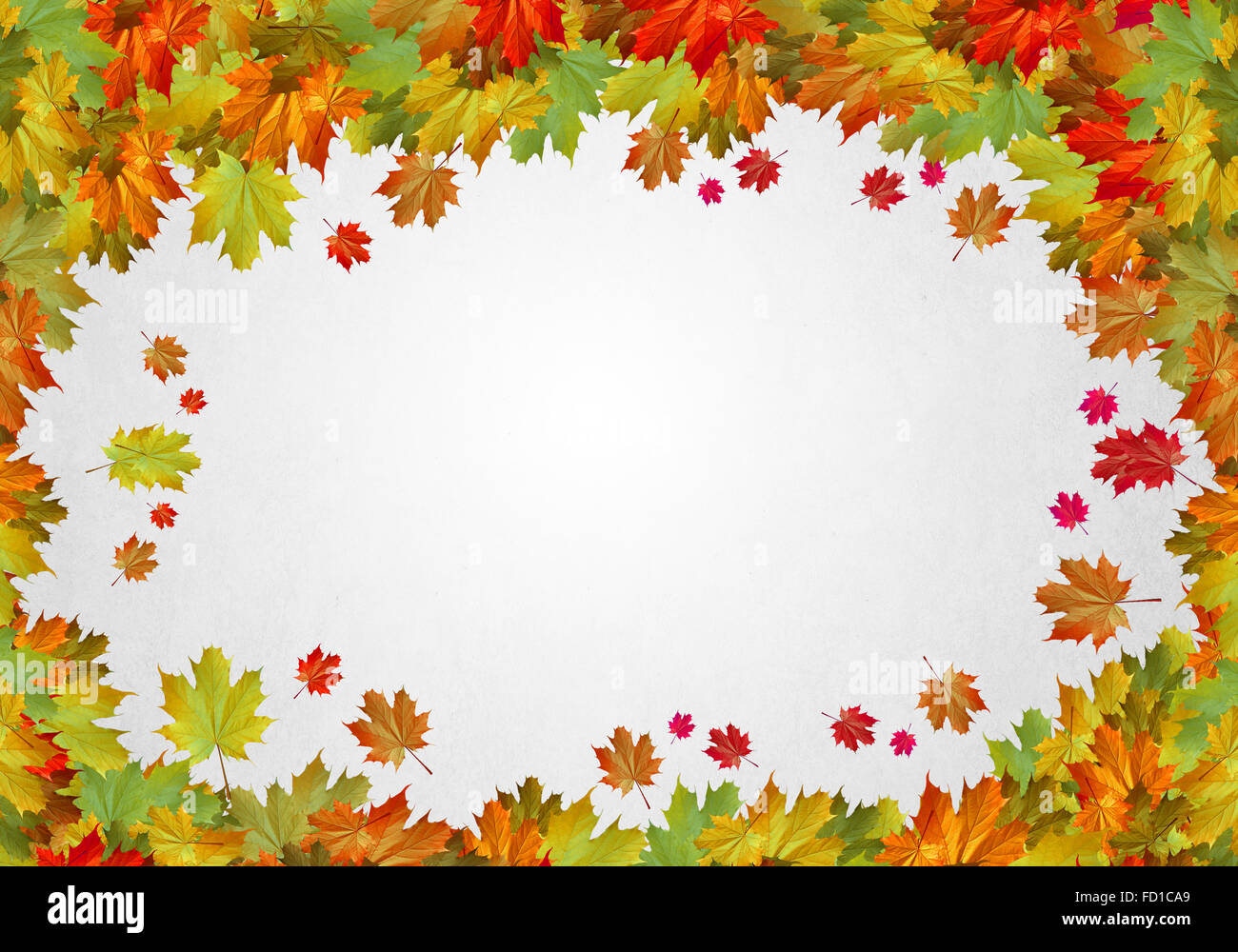 Background conceptual image with autumn leaves. Place for text Stock ...