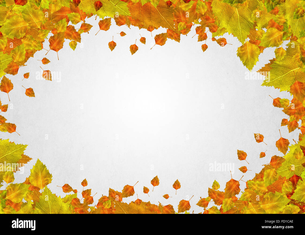 Background conceptual image with autumn leaves. Place for text Stock ...