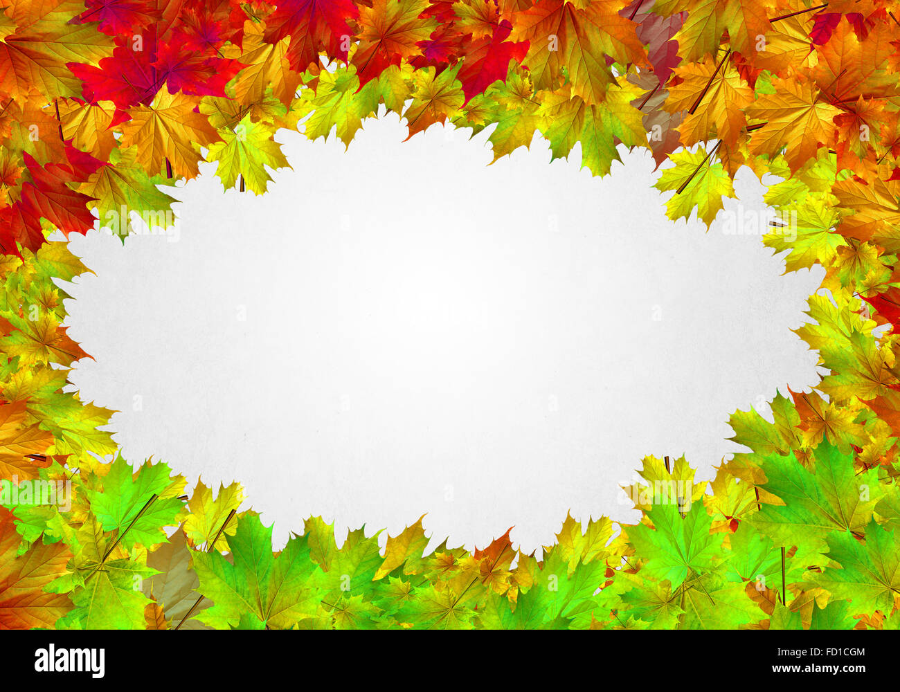 Background conceptual image with autumn leaves. Place for text Stock ...