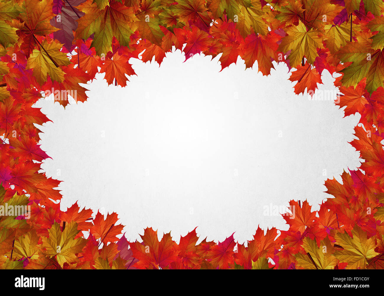 Background conceptual image with autumn leaves. Place for text Stock ...