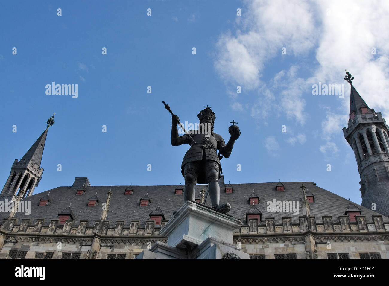 Charlemagne fountain hi-res stock photography and images - Alamy
