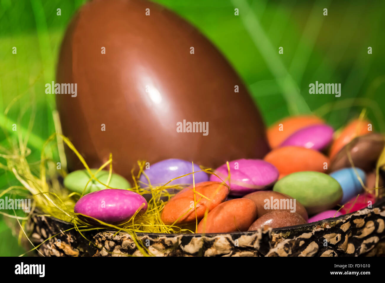 Joyeuses Paques Easter Eggs Chocolate Light Black Celebration Chocolat Colors Stock Photo Alamy