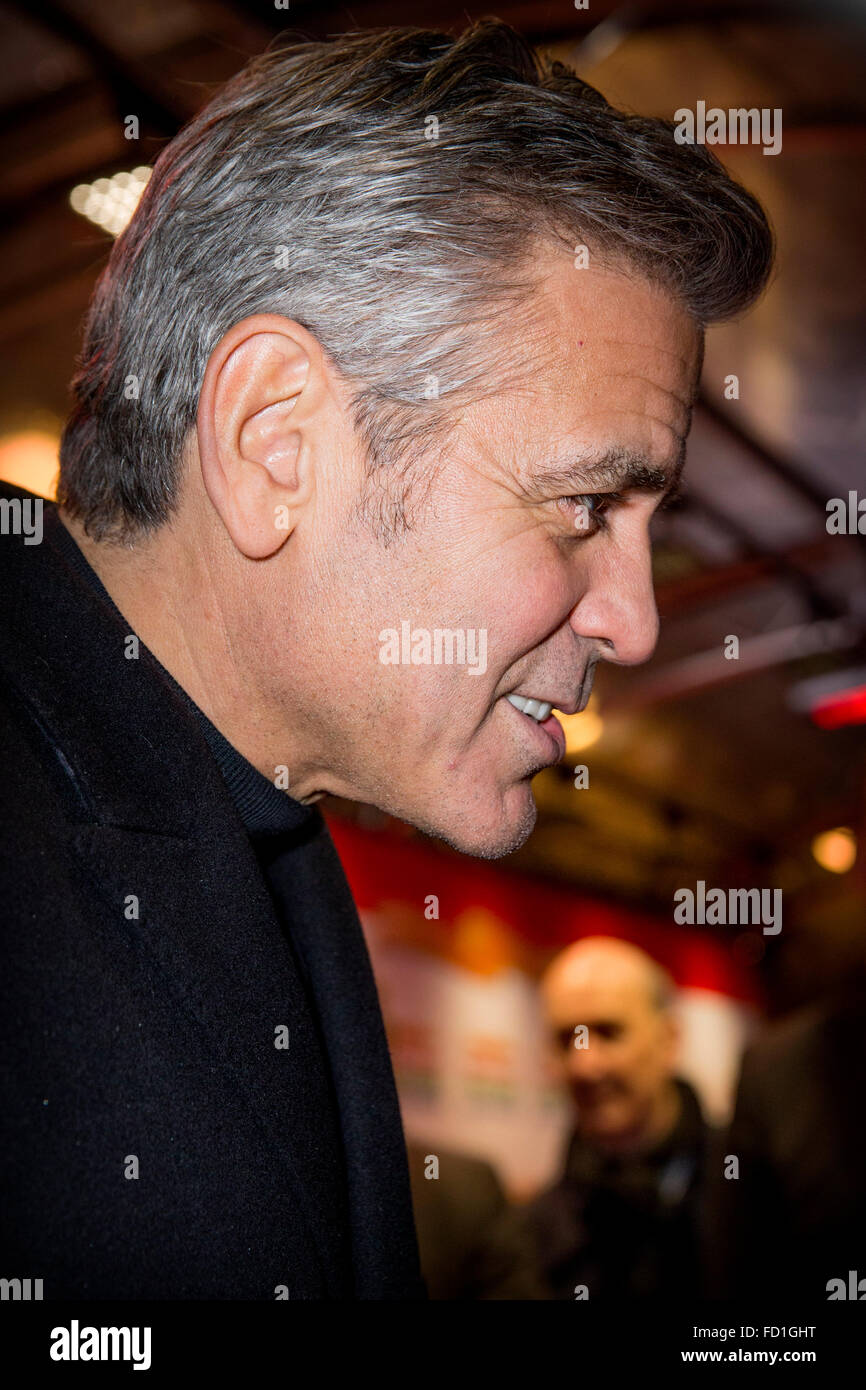 Amsterdam, The Netherlands. 26th Jan, 2016. Clooney attend the