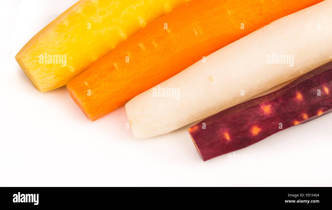 variety of raw carrots, vitamines, diet and health Stock Photo Alamy