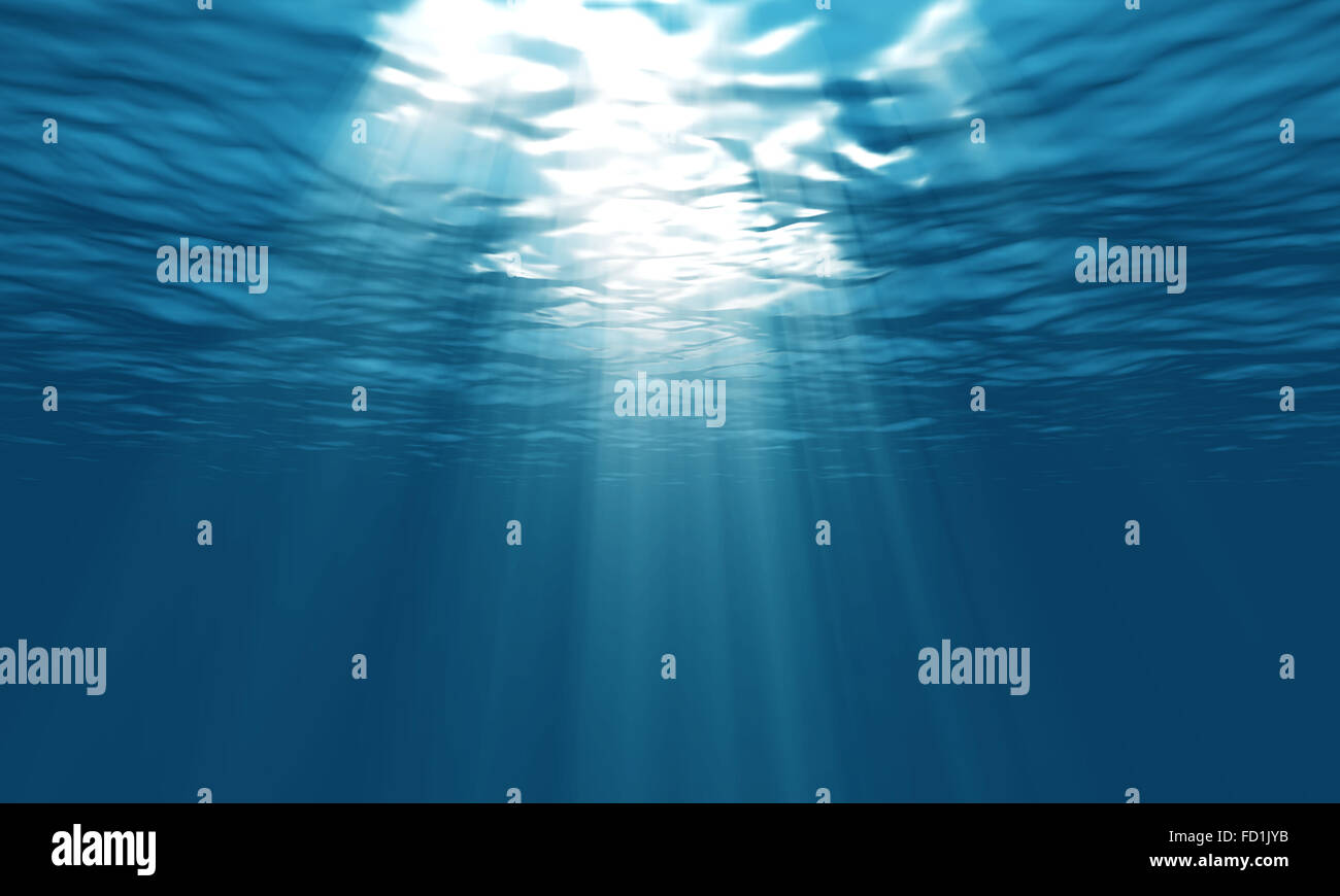 light underwater in the ocean Stock Photo - Alamy