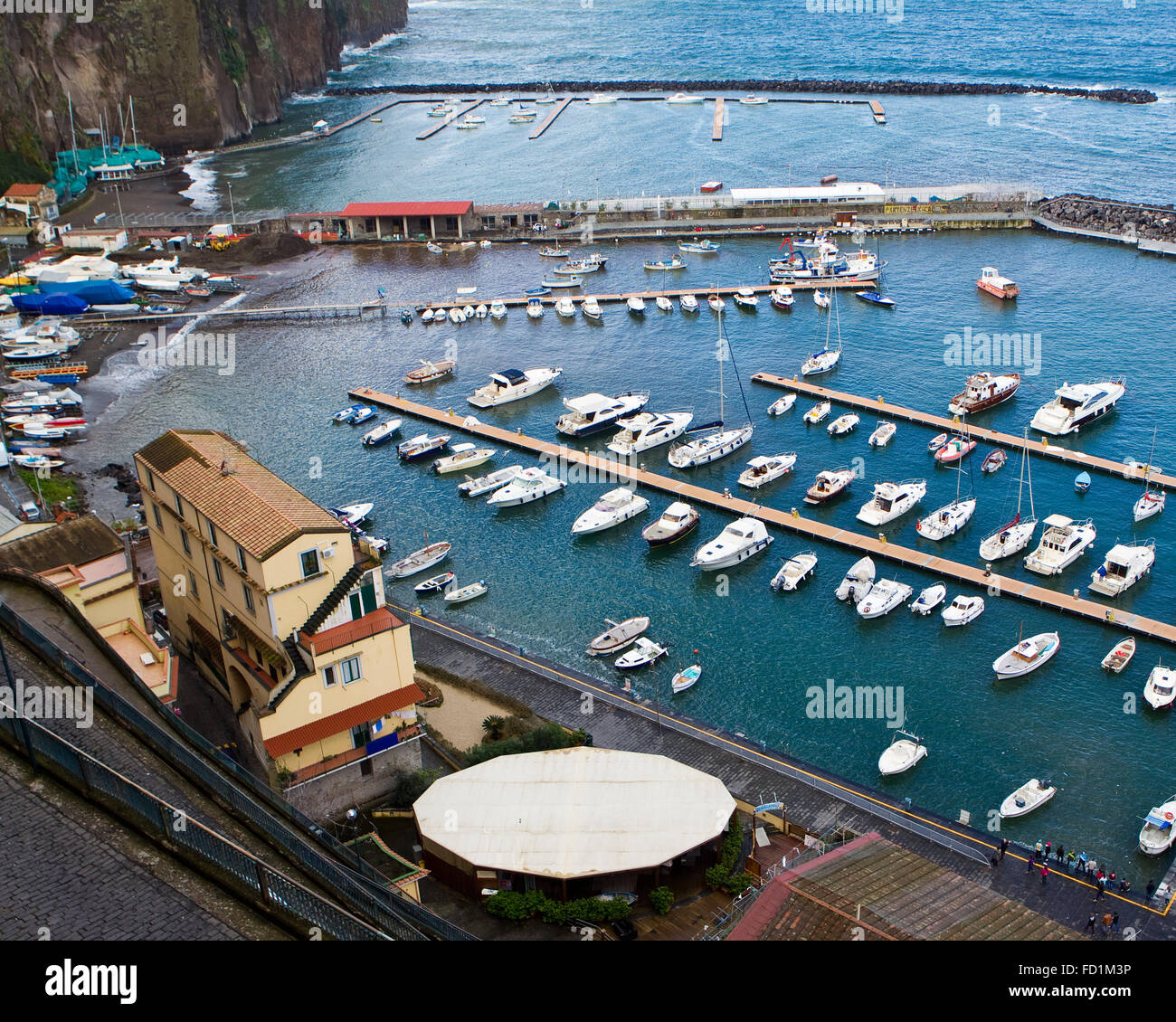 Marina on the Amalfi Coast Stock Photo - Alamy