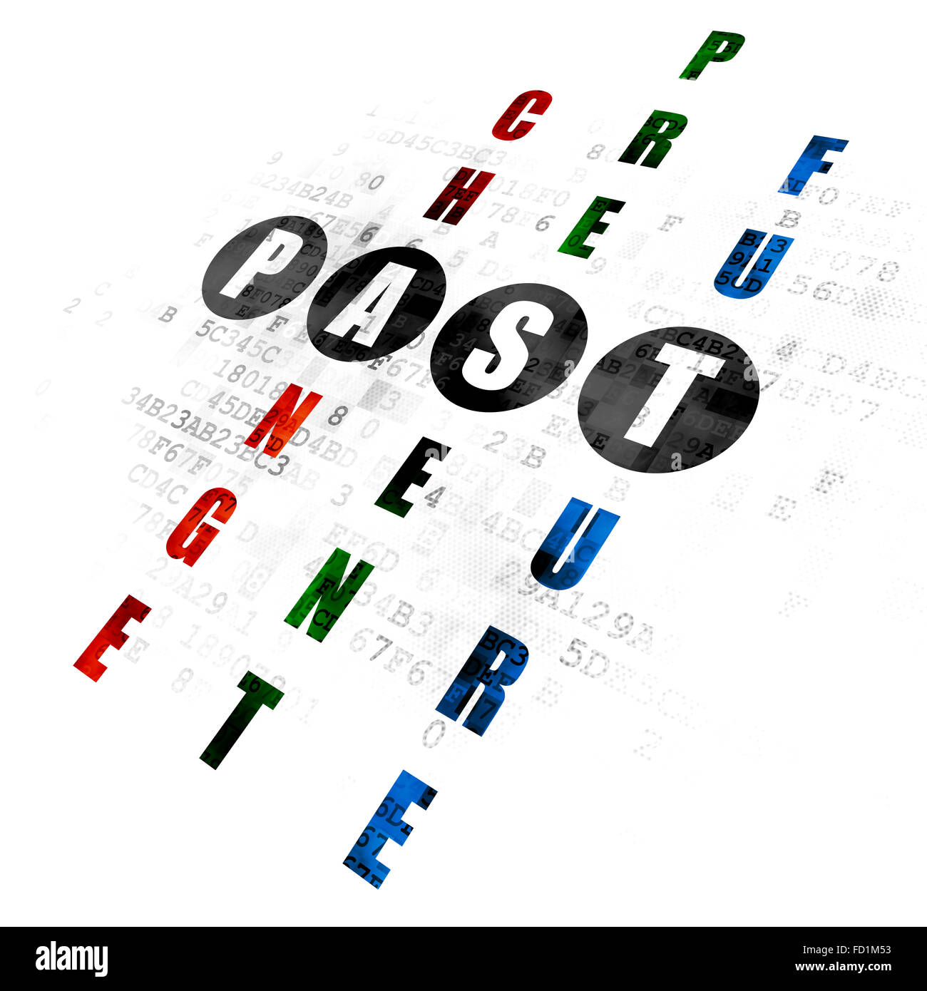 Time concept: Past in Crossword Puzzle Stock Photo Alamy Time concept: Past in Crossword Puzzle Stock Photo Alamy
