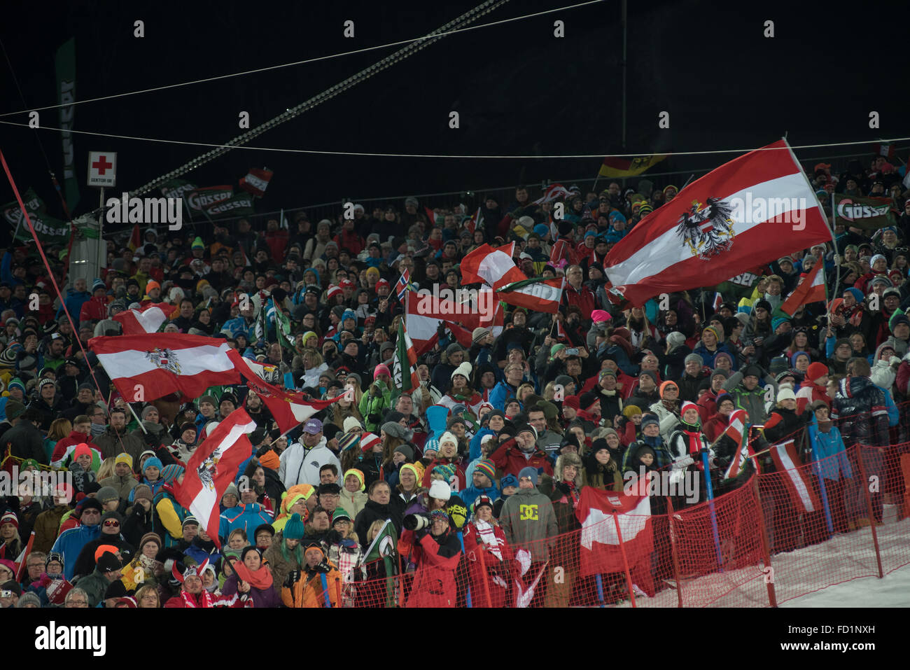 Schladming Austria 26th Jan 2016 More Than 42 000 Spectators Stock Photo Alamy