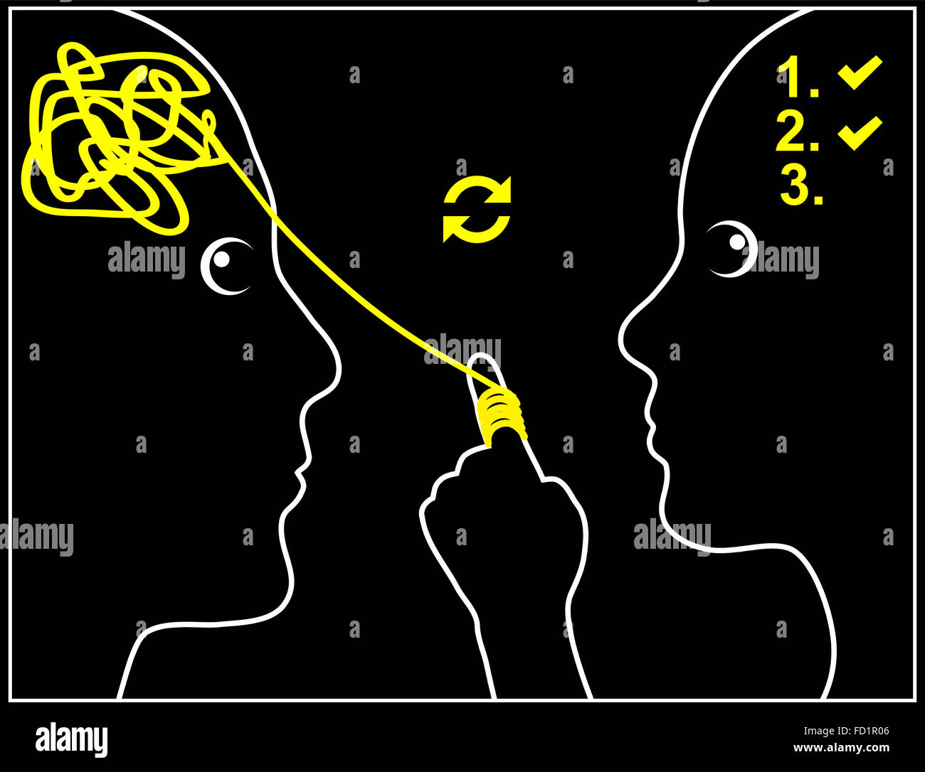 Marital Mind Control Stock Photo Alamy