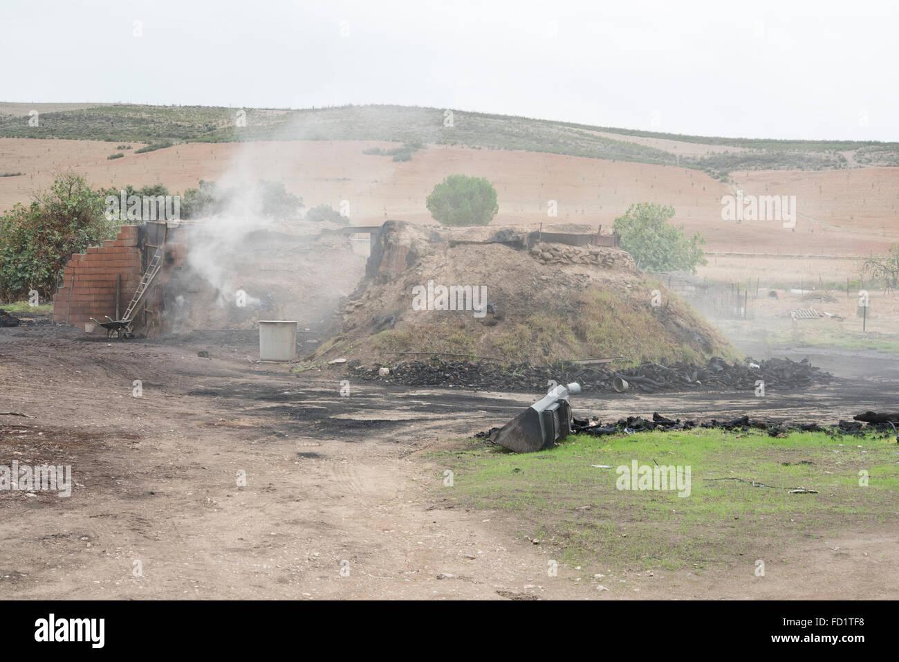 Charcoal burning kiln hires stock photography and images Alamy