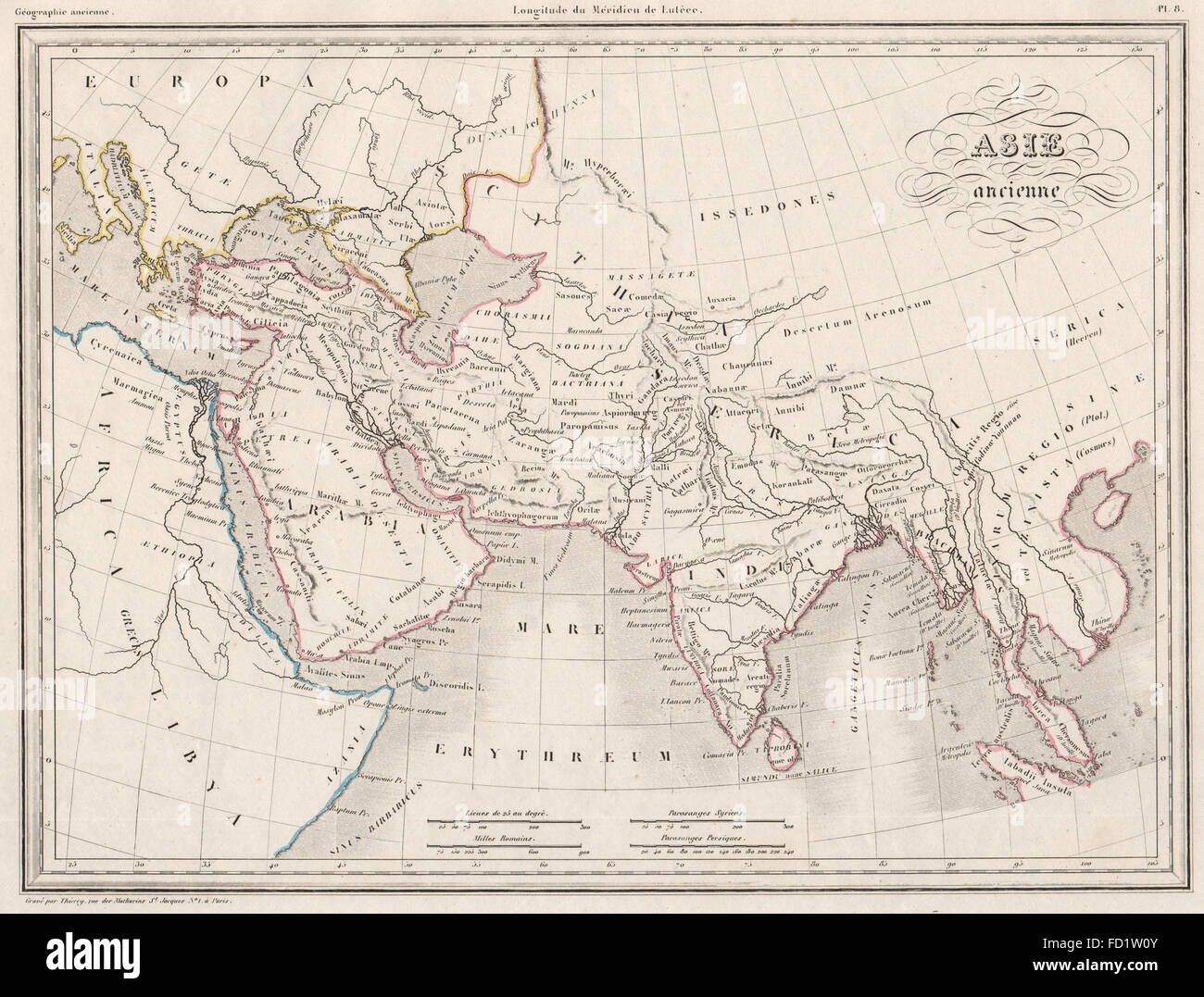 Ancient asia map hi-res stock photography and images - Alamy