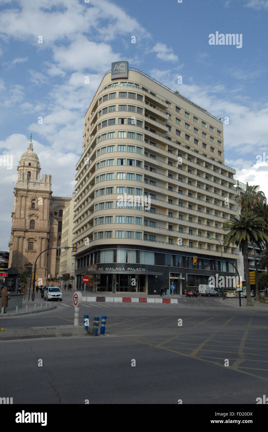 AC Hotel Málaga Palacio Marriott 5 star in central Malaga Spain Stock Photo  - Alamy