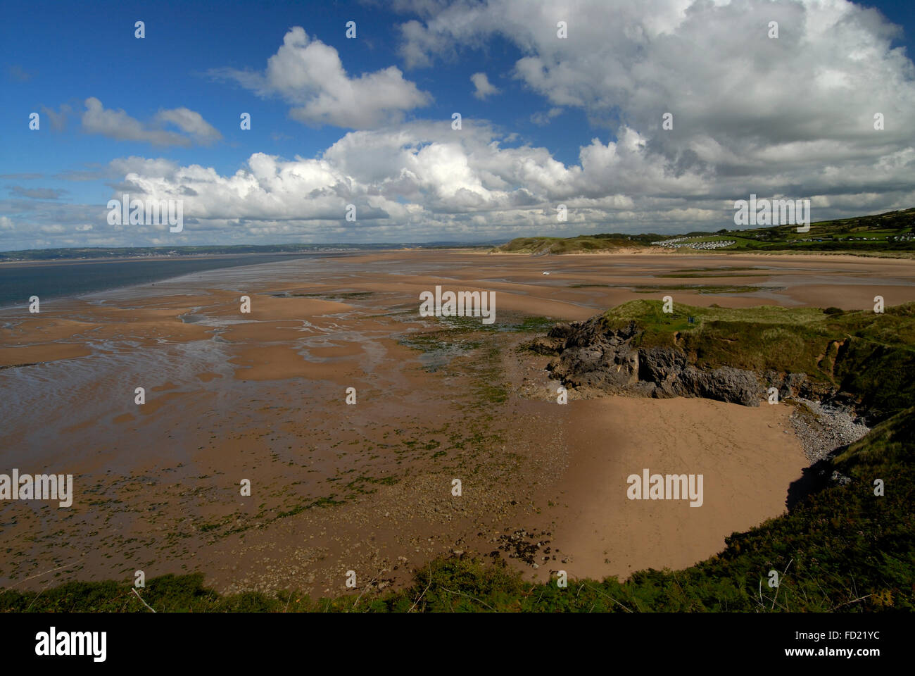 Broughton Bay on the Gower Peninsula, South Wales UK Stock Photo