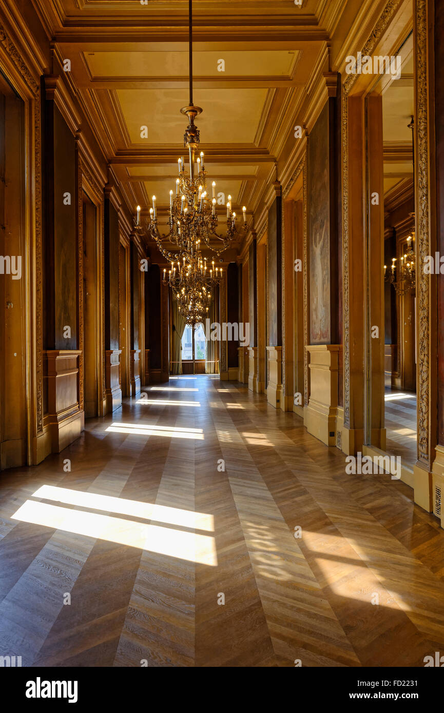 Opera Garnier, Corridor, Paris, France Stock Photo Alamy
