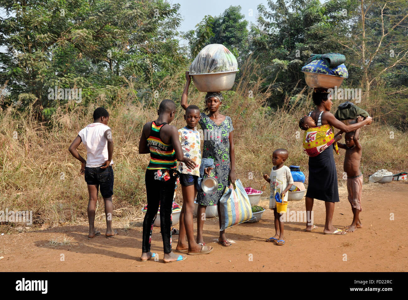 Togo, Nayamassilla village Stock Photo