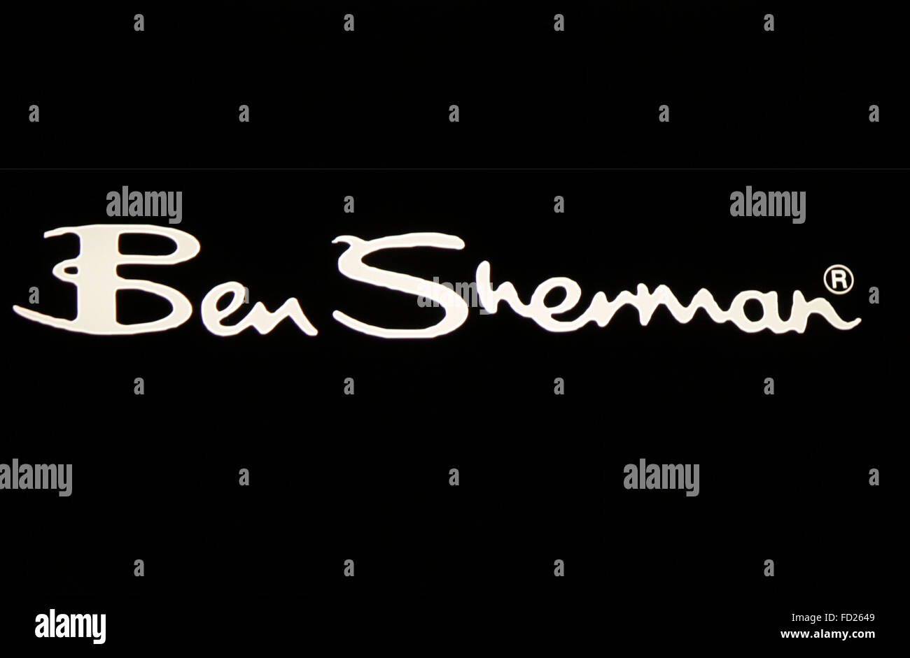 Ben Sherman logo Stock Photo - Alamy