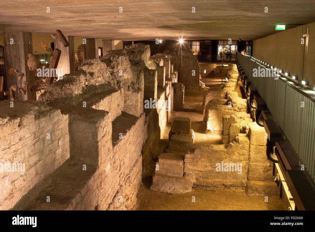 Europe, Germany, Cologne, the relics of the Praetorium. The Praetorium