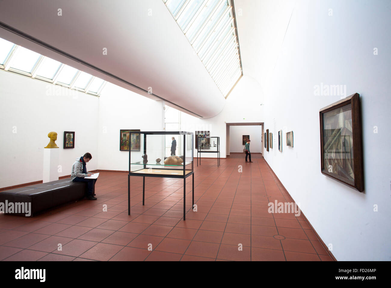 Europe, Germany, Cologne, at the Museum Ludwig. Stock Photo