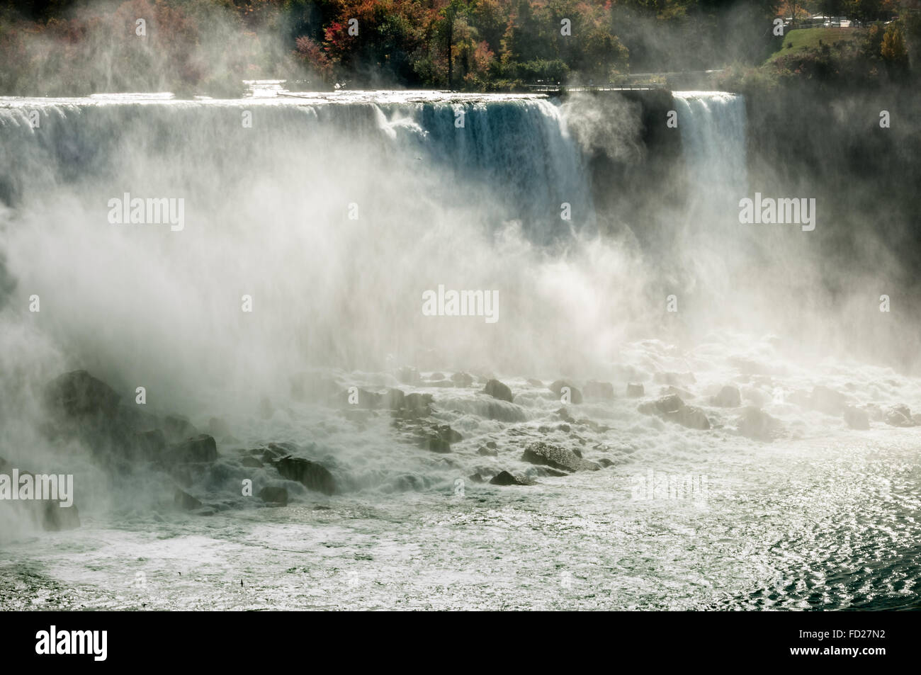 scenic view of Niagara Falls,Ontario, Canada Stock Photo