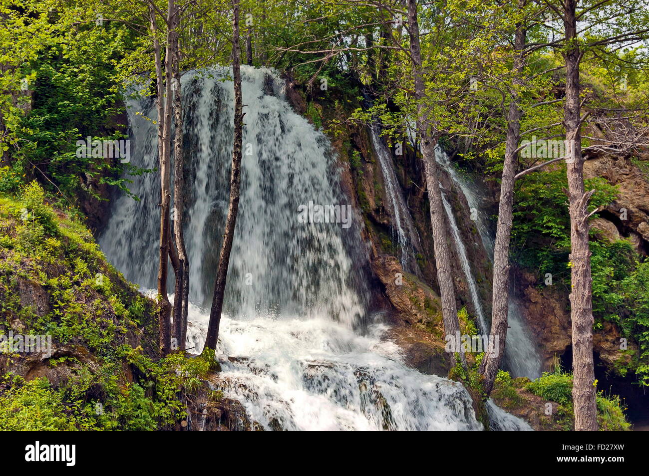 River Bigar in Serbia - waterfall cascade Stock Photo