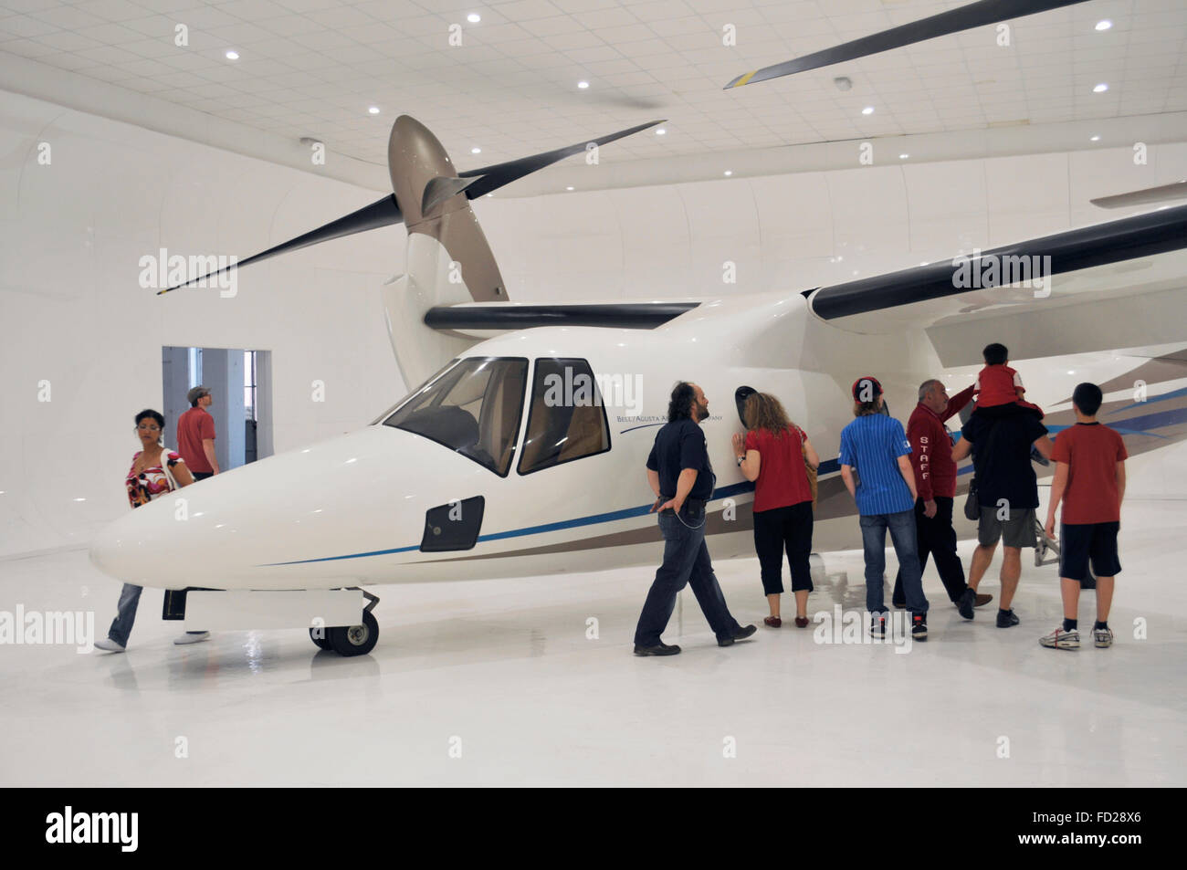 Agusta Westland AW 609 tiltrotor (former BA 609 tilt rotor) plane and ...