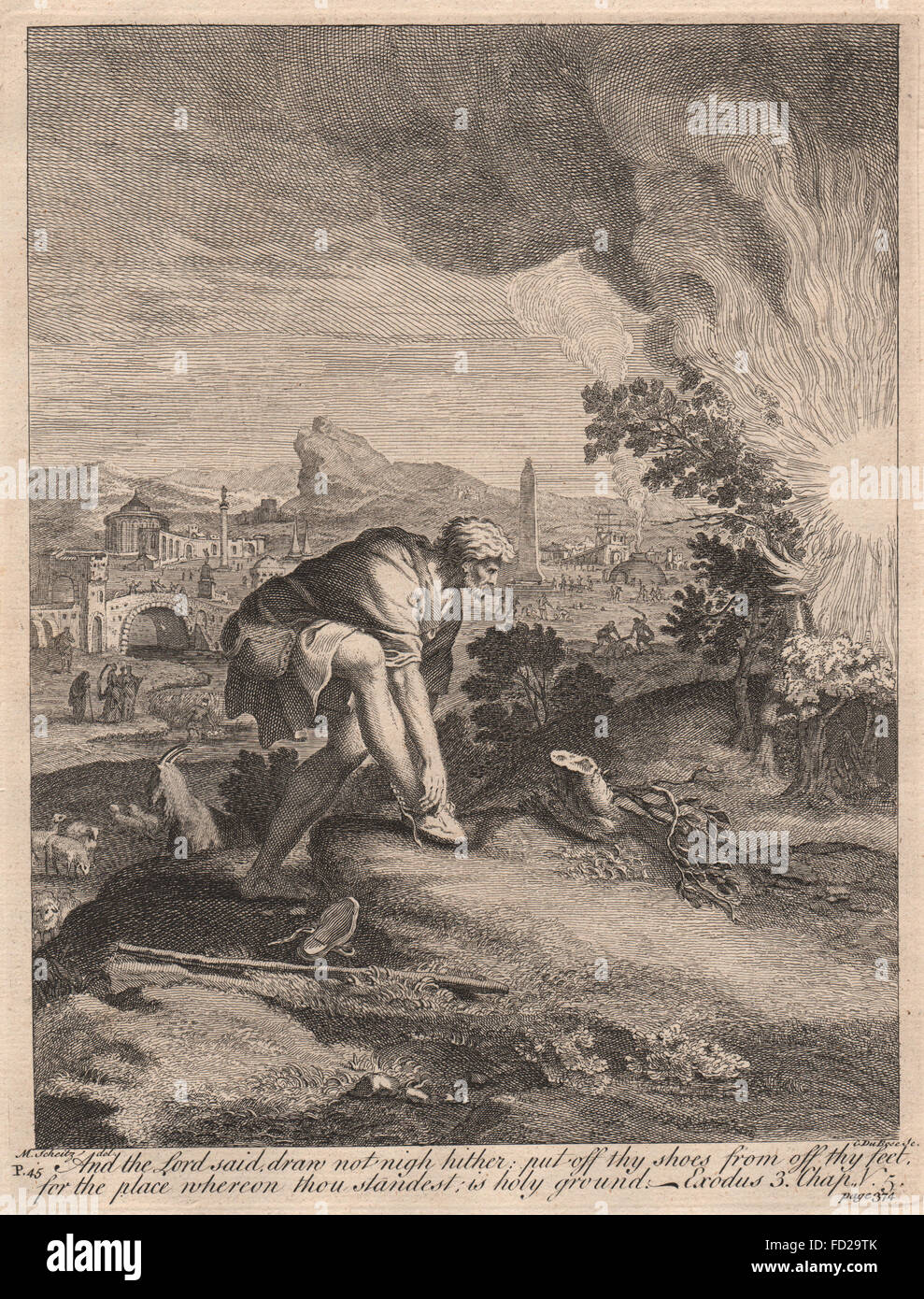 bible-exodus-3-5-put-off-thy-shoes-from-off-thy-feet-antique-print