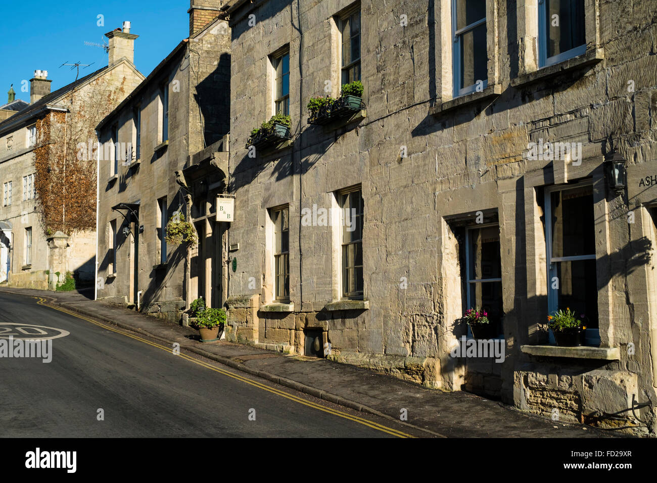 Painswick village in the Cotswolds Gloucestershire England UK St Annes