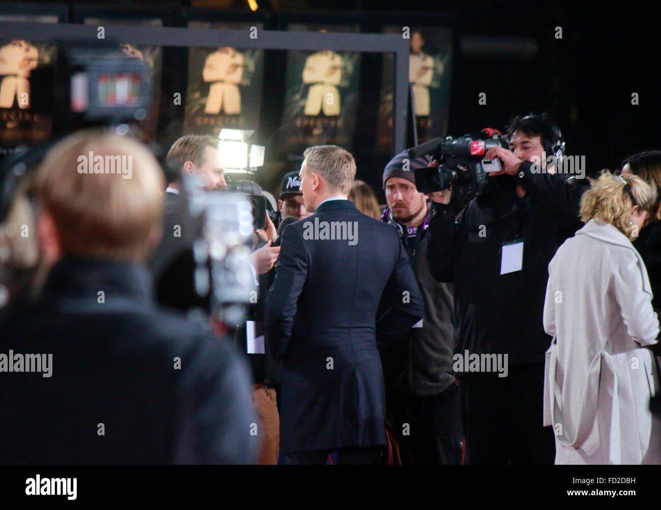Daniel Craig - Deutschlandpremiere des neuen James Bond 007 Spielfilms 'Spectre', Sony Center, Potsdamer Platz, 28. Oktober 2015 Stock Photo