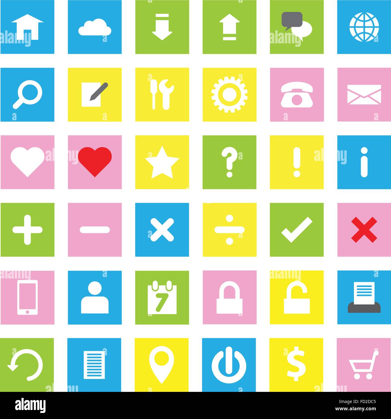Colorful web Stock Vector Images - Alamy