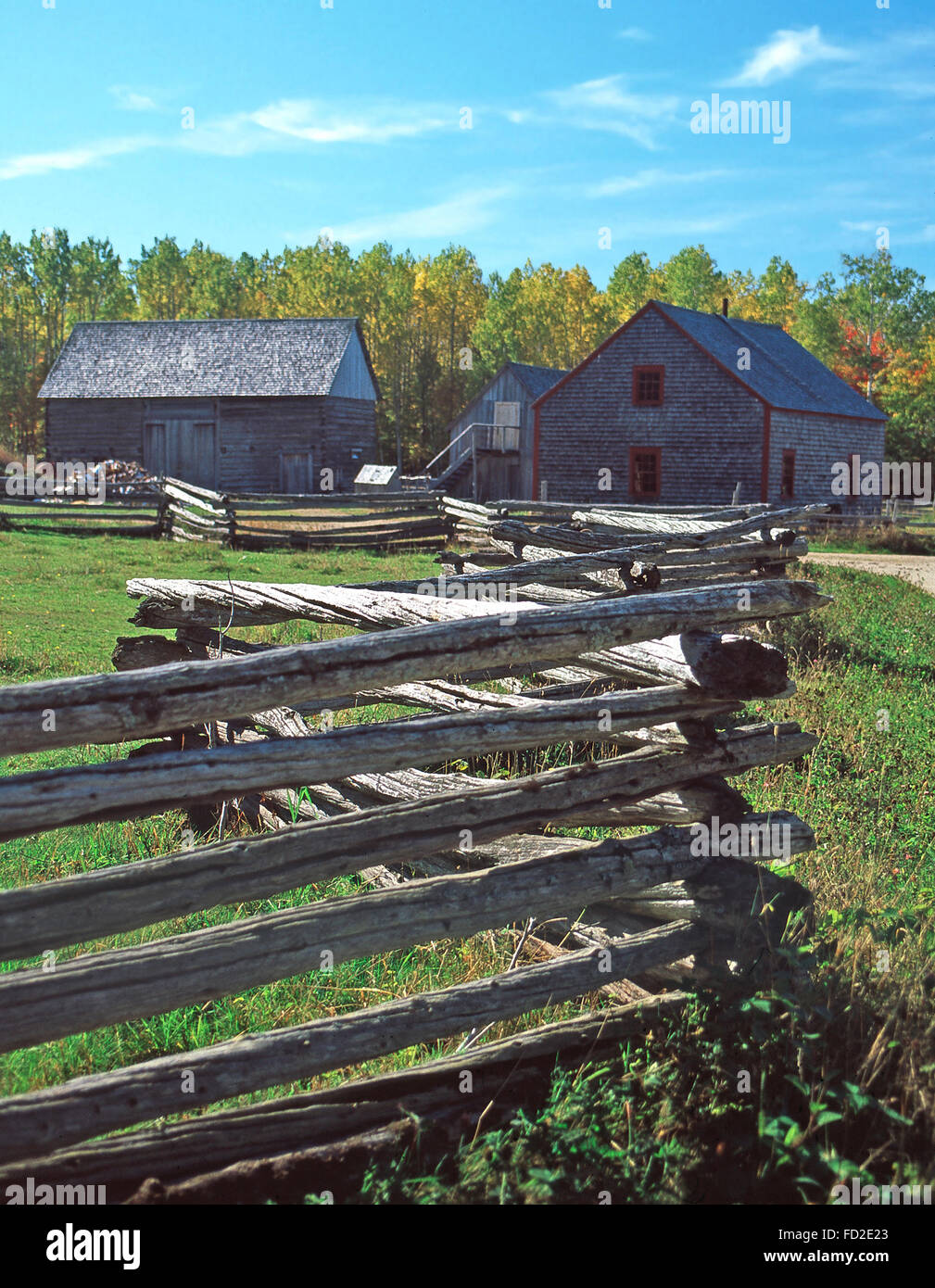 Acadian historical village canada hires stock photography and images