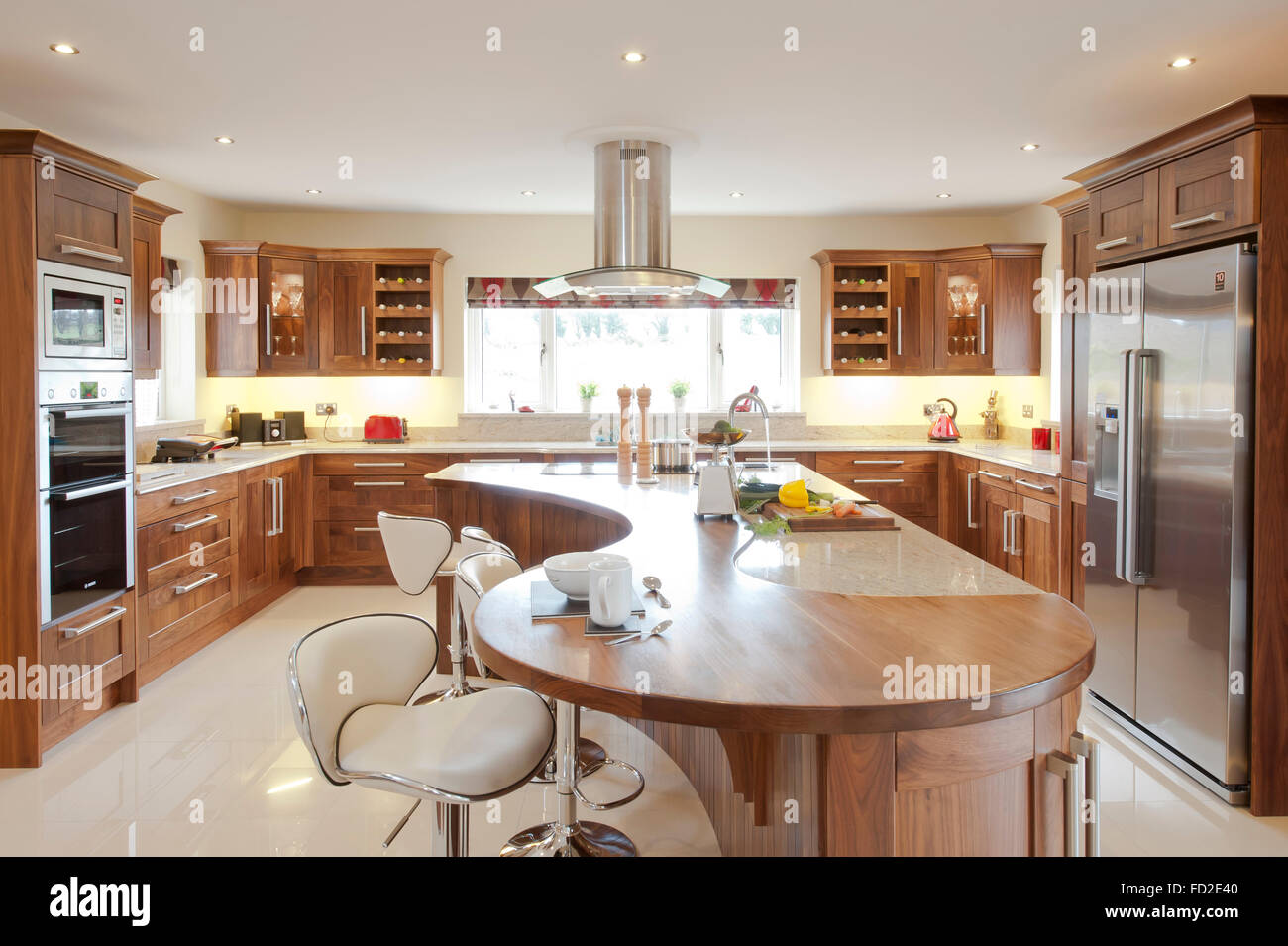 A modern inframe kitchen Stock Photo Alamy