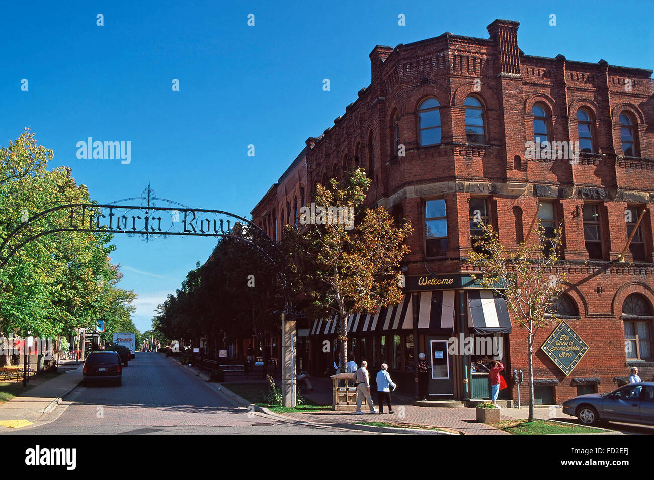 Victoria Row Charlottetown Prince Edward Island Stock Photo Alamy